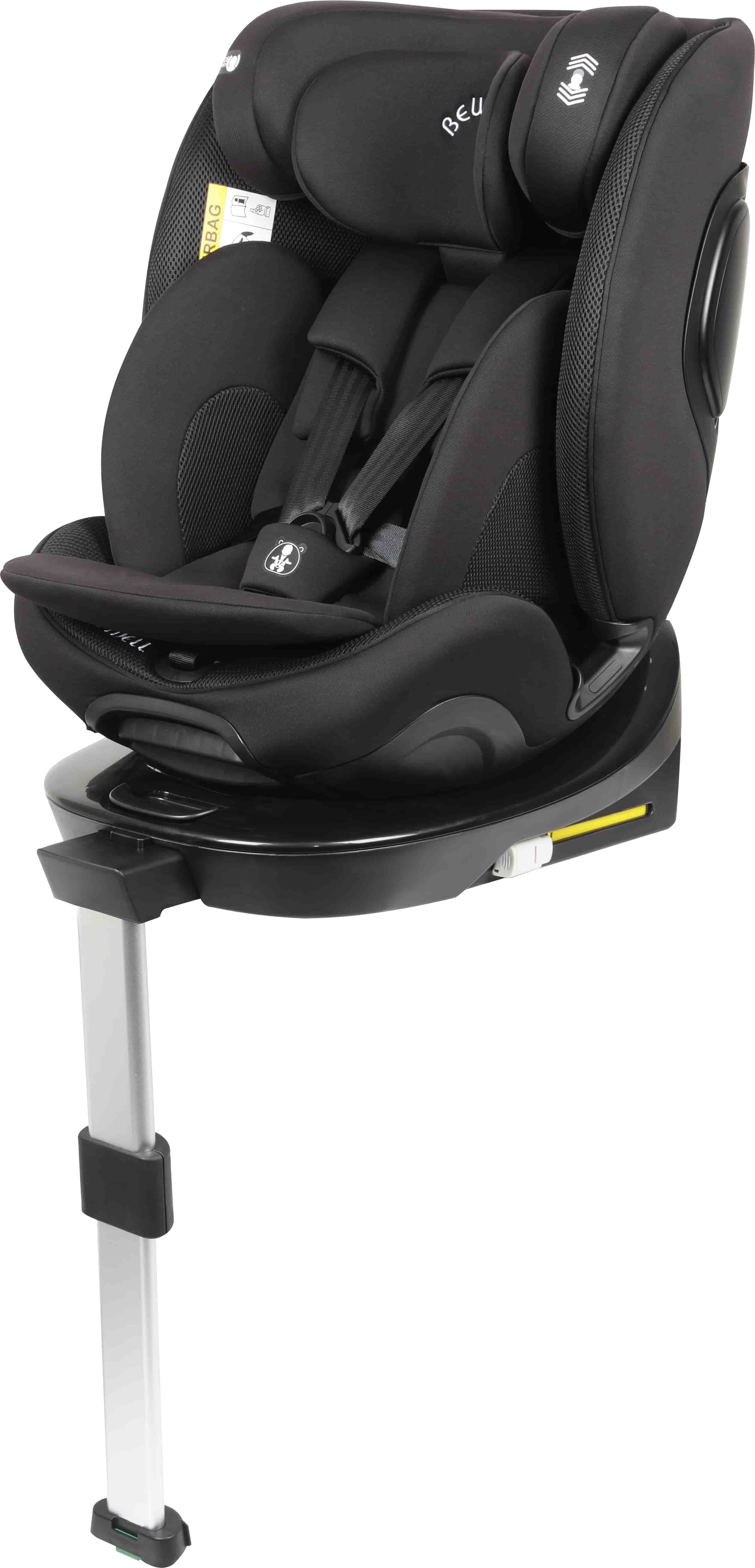 ISOFIX және тірек аяғы 40-150 см нәрестеге арналған көлікке арналған қауіпсіздік орындығы